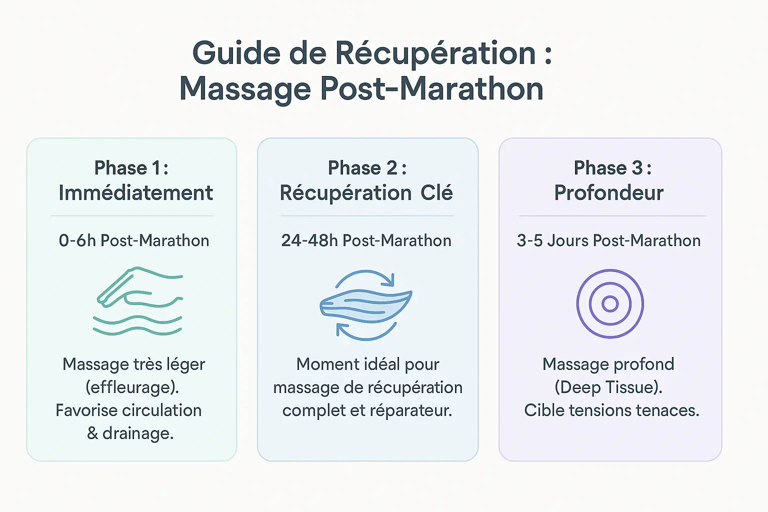 Massage post-marathon : Comment optimiser sa récupération ?